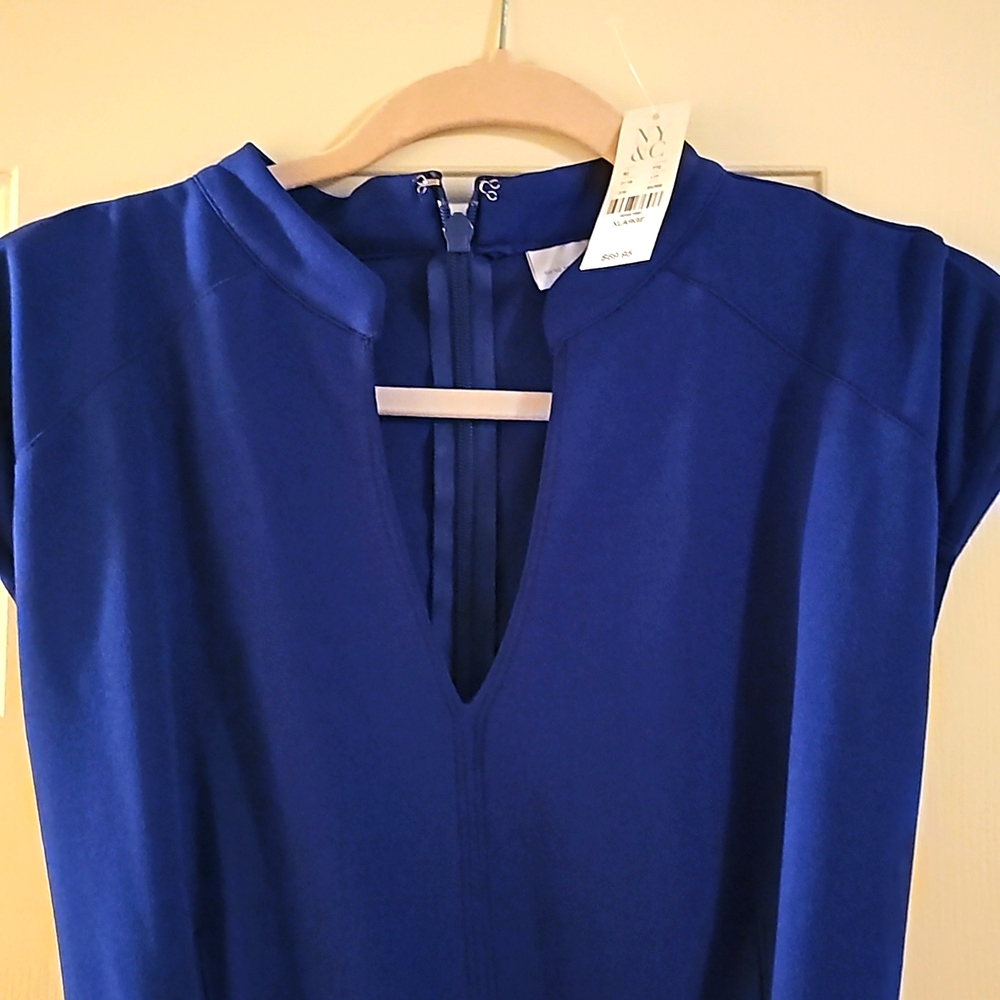 Blue Sleeveless Dress